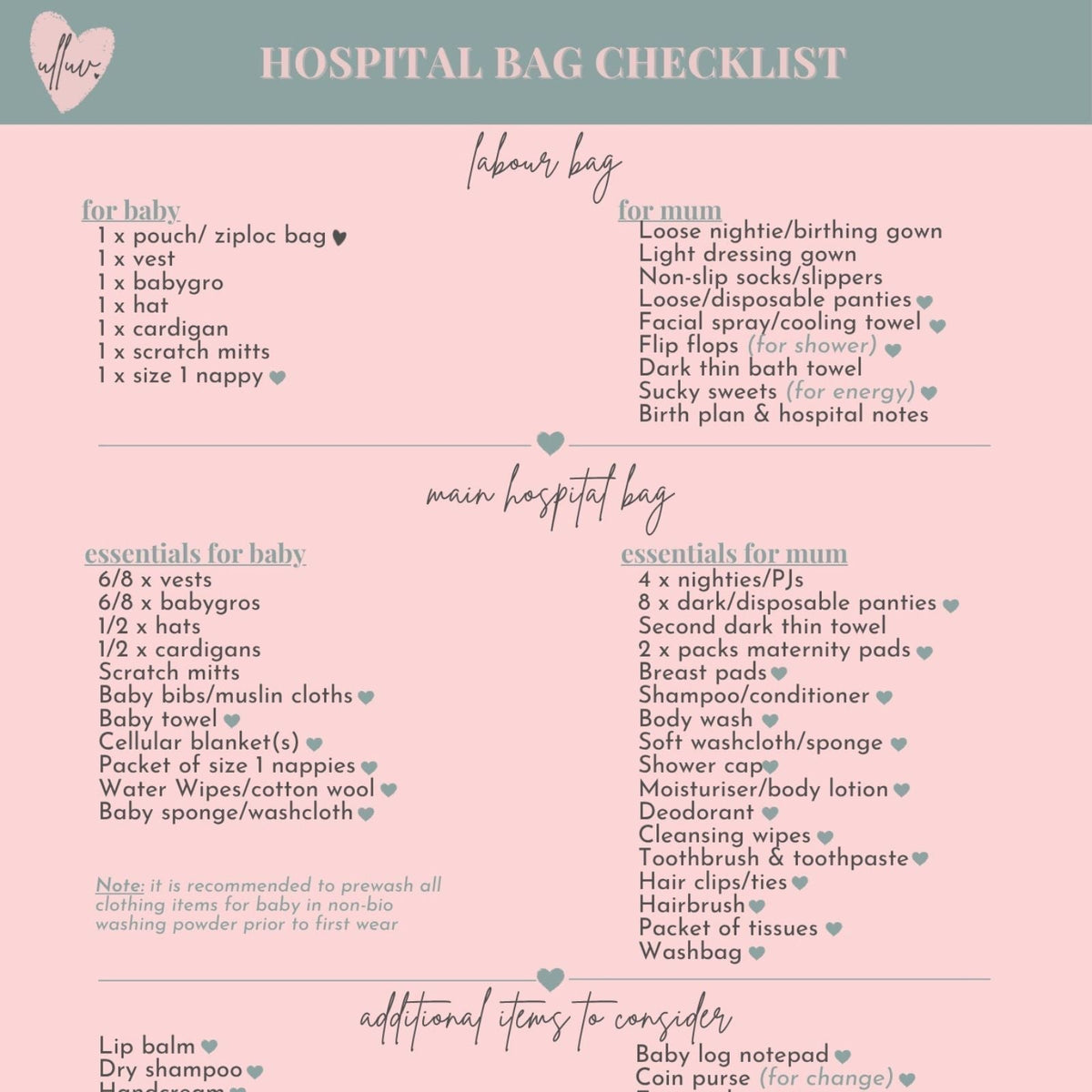 The Ultimate Hospital Bag Checklist (Ireland 2026 Guide)