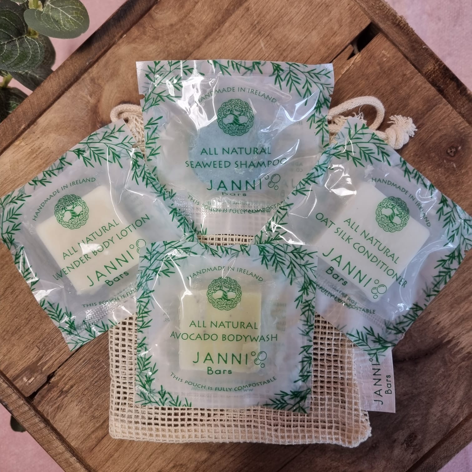 Janni Bars Mini Toiletries Pack ☘️