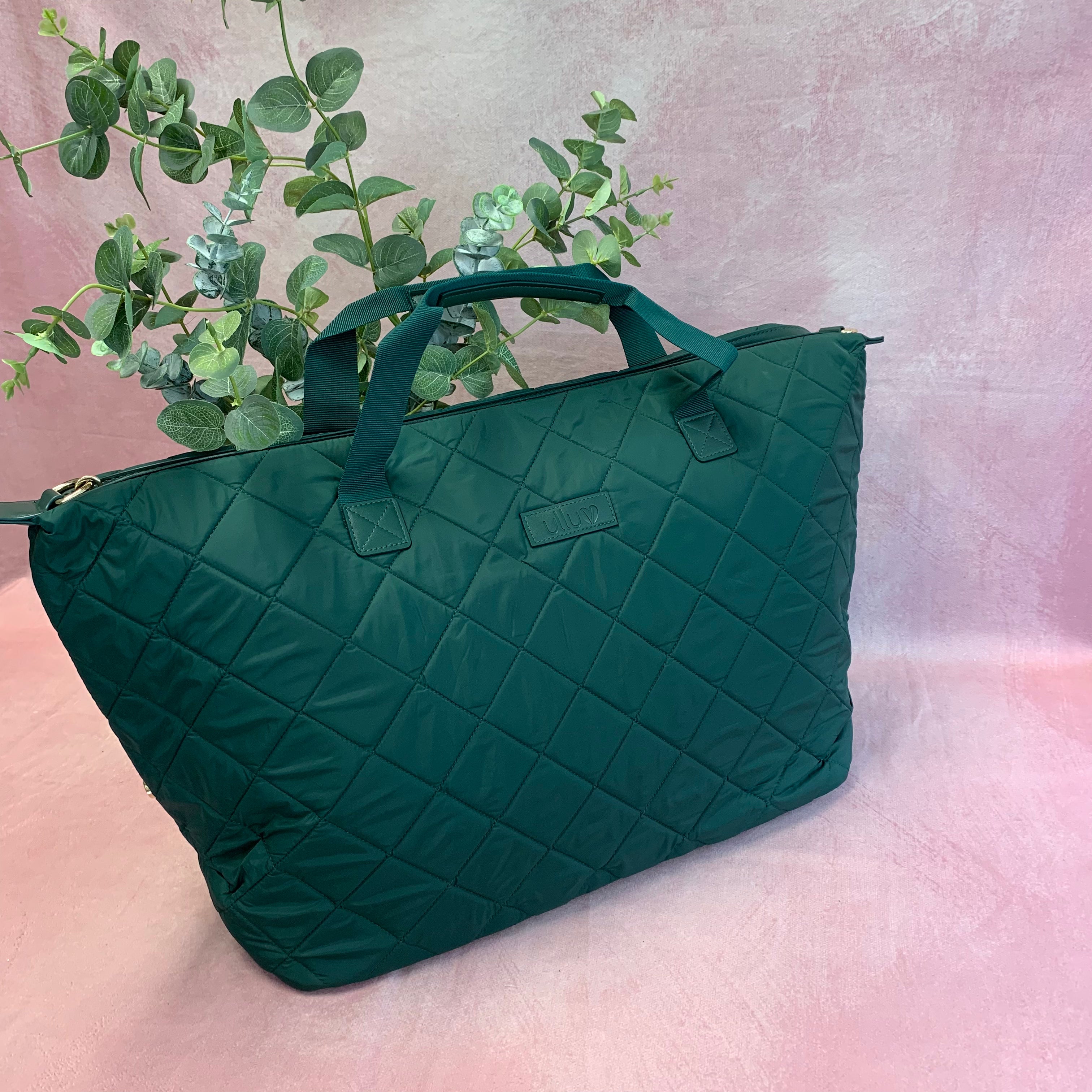 Signature Large Holdall - Racing Green