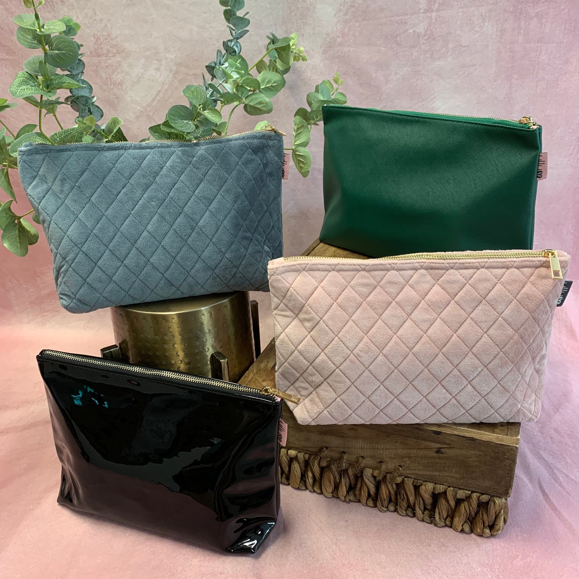 Signature Cosmetic Bag (choice of colours) ☘️