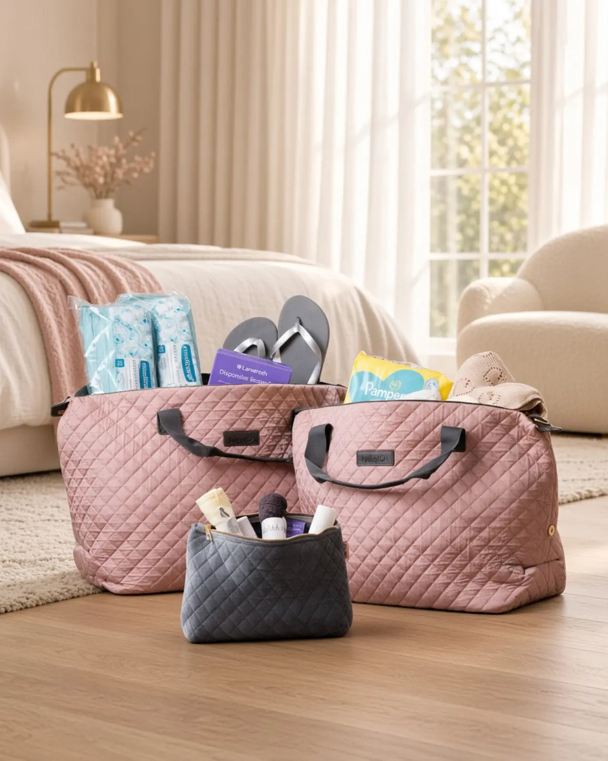 The Organised Packed Hospital Bags