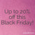 UP TO 20% OFF THIS FRIDAY!