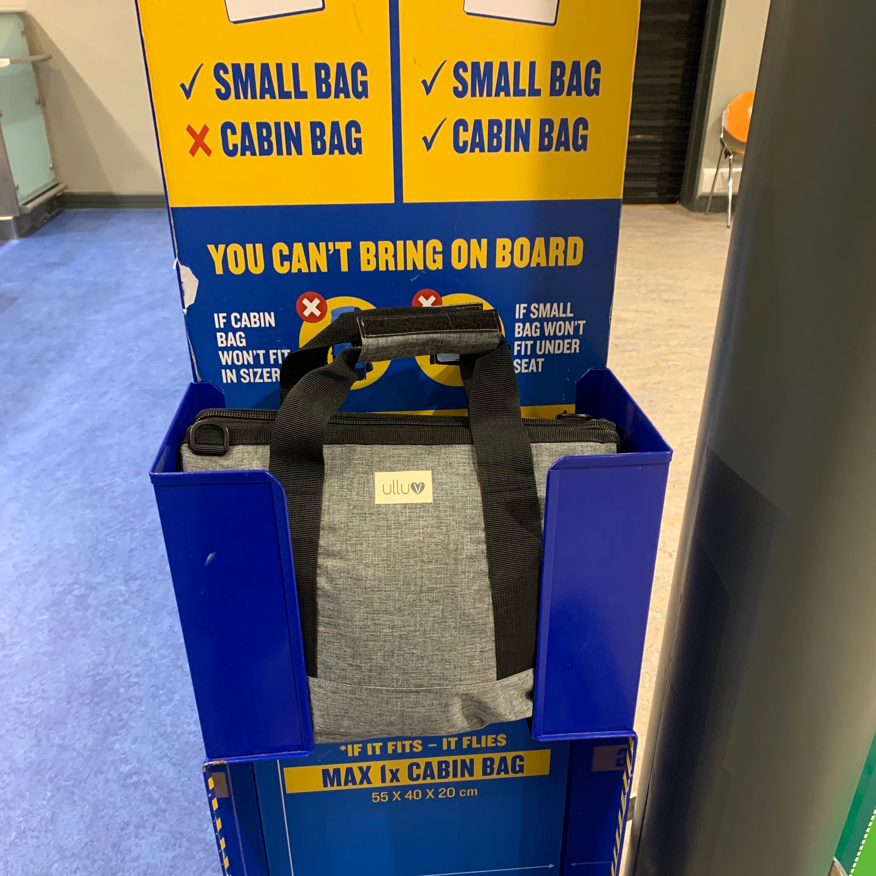 MEDIUM HOLDALL FITS RYANAIR FREE BAG ALLOWANCE Ulluv Ltd