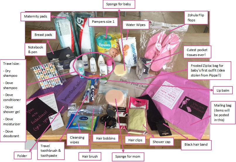 Savvy Mum - FULL DETAILS - hospital bag checklist essentials