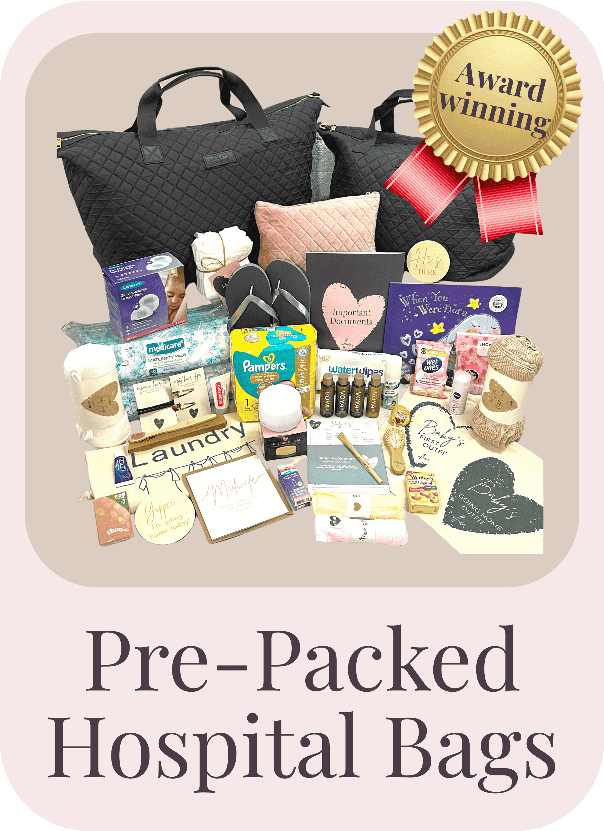 Pre-Packed Hospital Bags