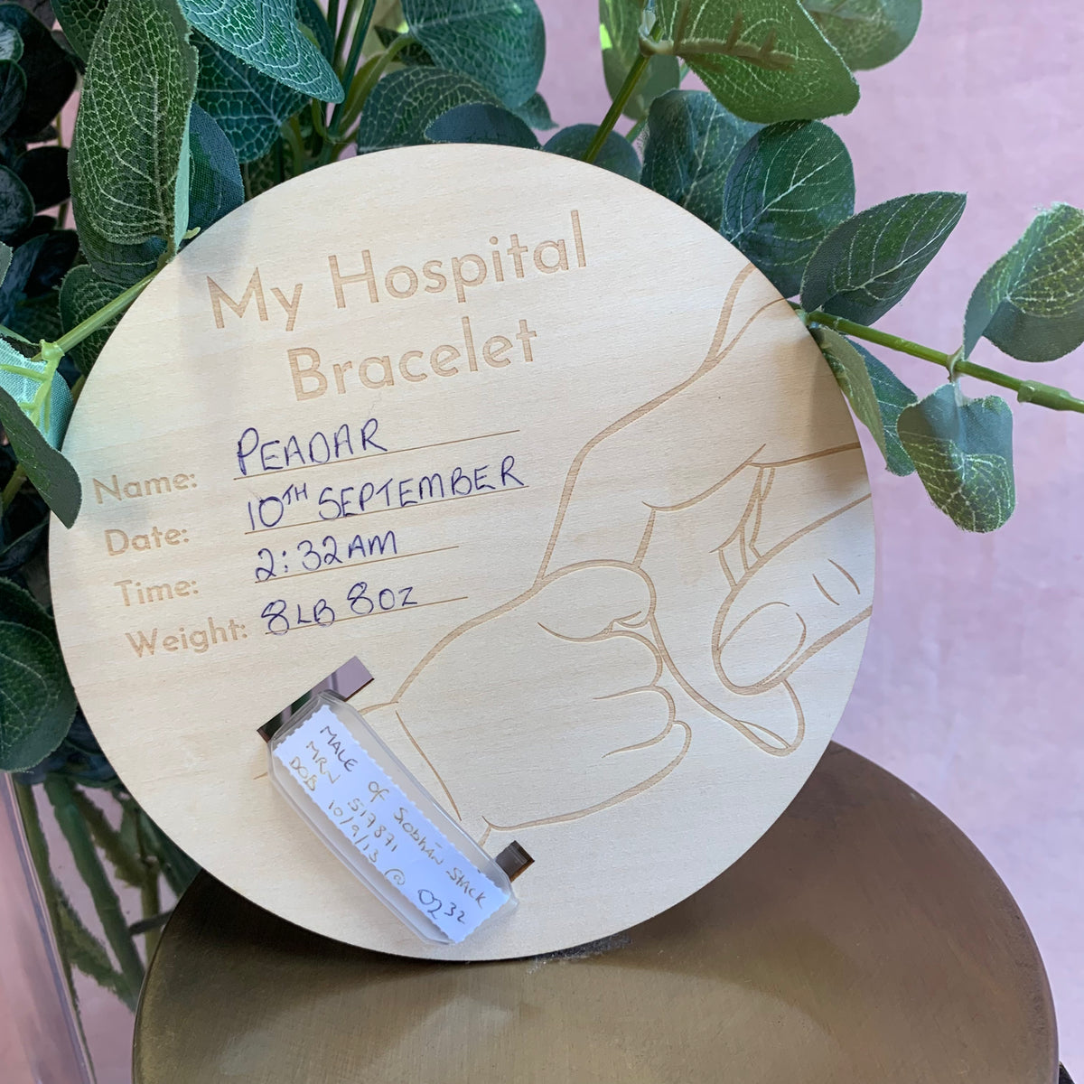 Baby hospital bracelet keepsake online