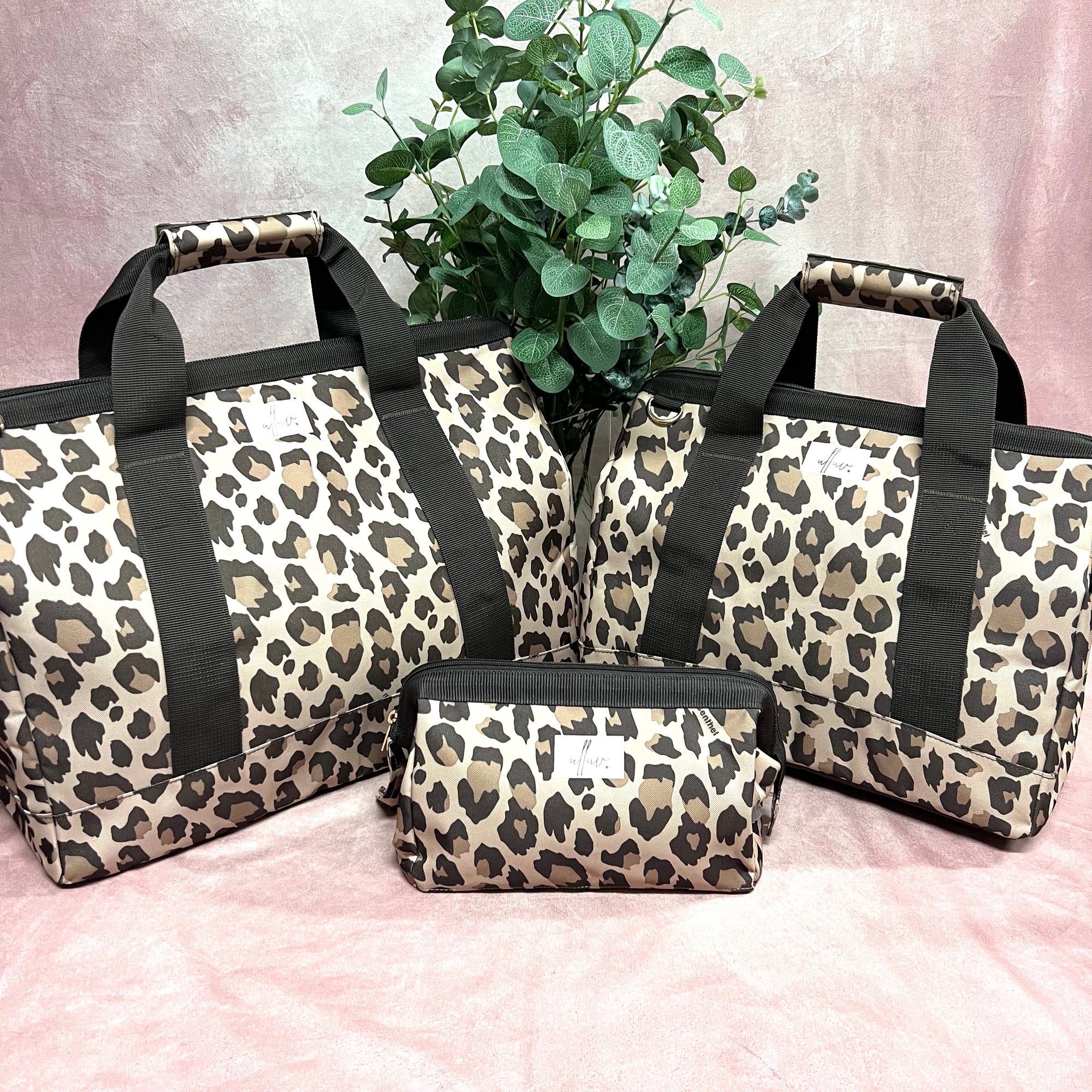 Classic Bag Set - Brown Leopard