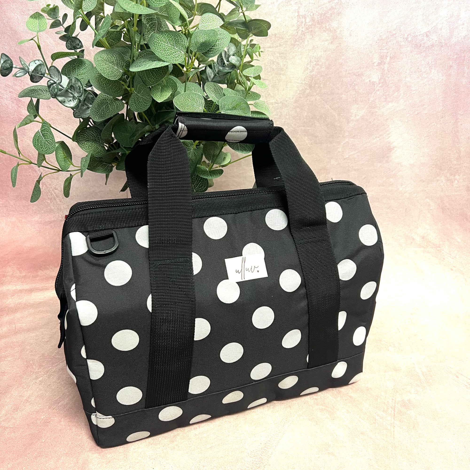 Classic Medium Holdall - Retro Dots