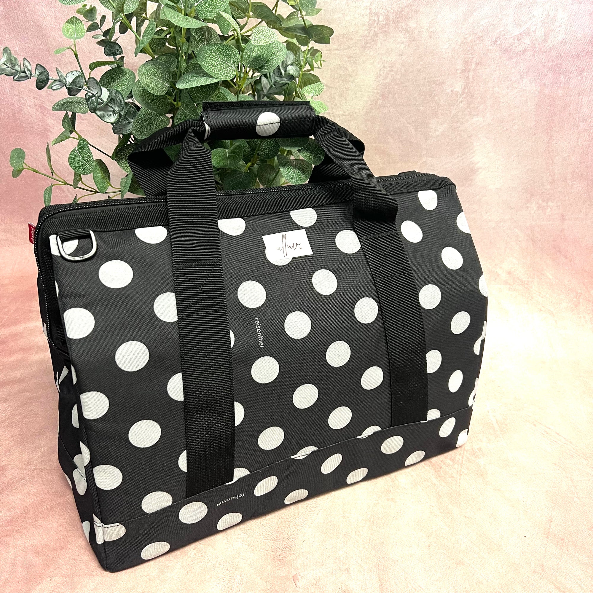 Classic Large Holdall - Retro Dots