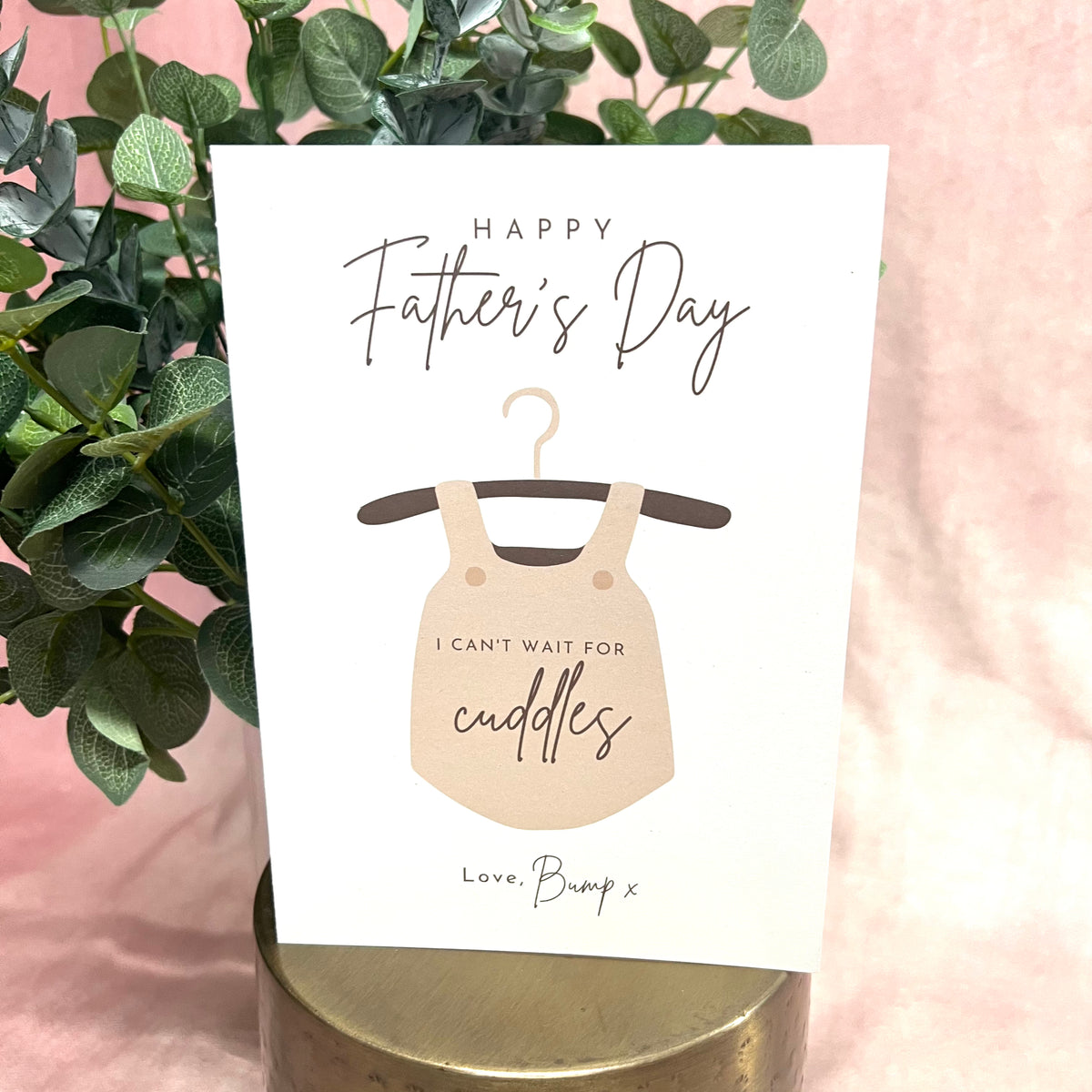 Happy Father&#39;s Day (from The Bump) Greeting Card ☘️