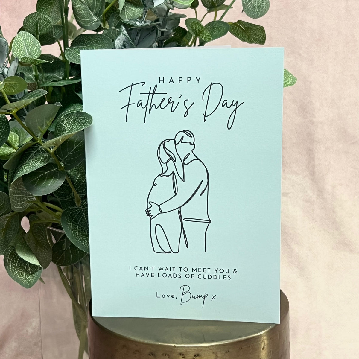 Happy Father&#39;s Day (from The Bump) Greeting Card ☘️