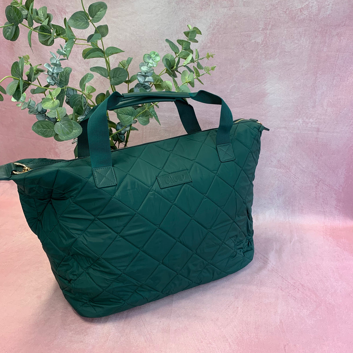 Signature Medium Holdall - Racing Green