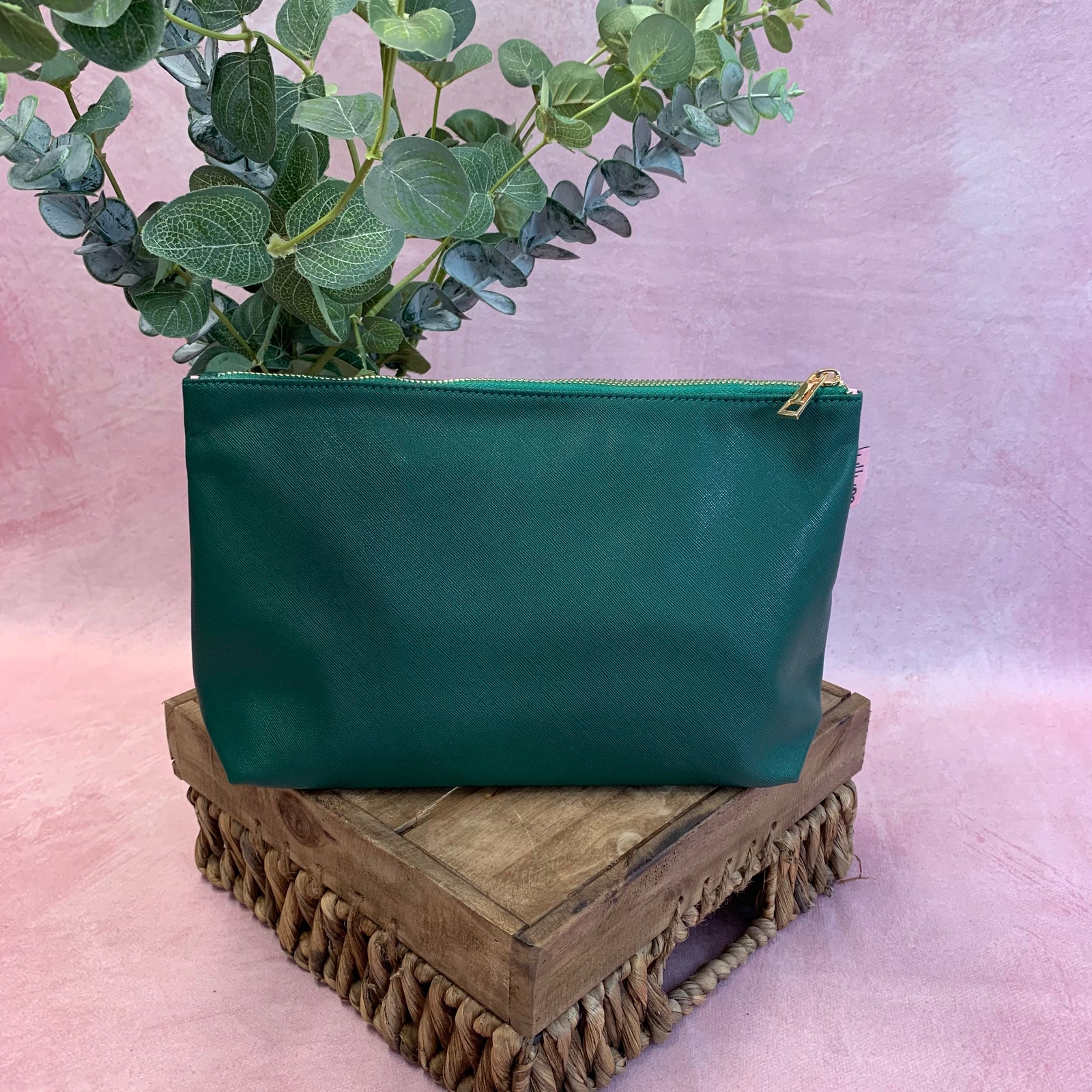 Signature Cosmetic Bag - Racing Green