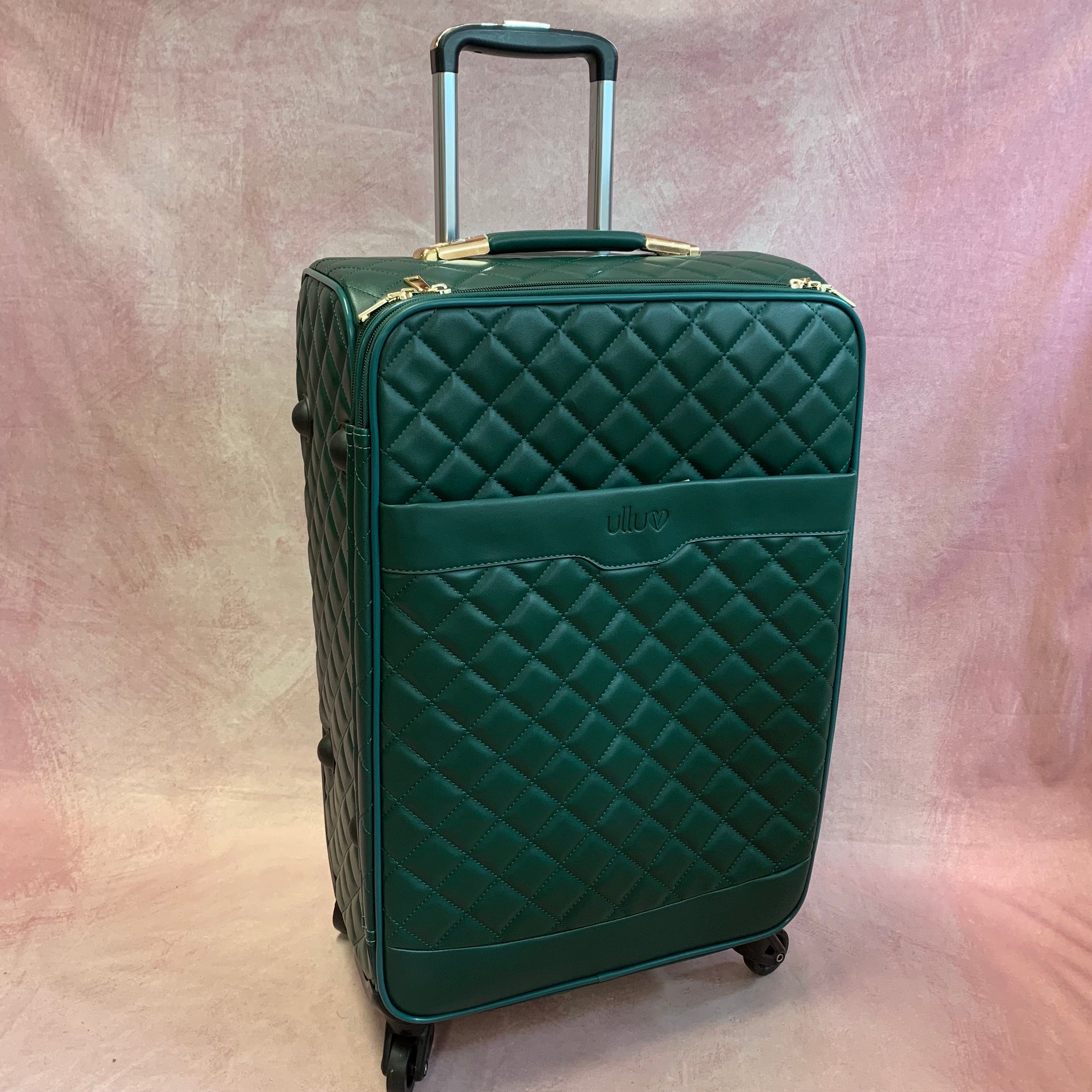 Signature Quilted Wheelie Case - Racing Green (CASE ONLY)