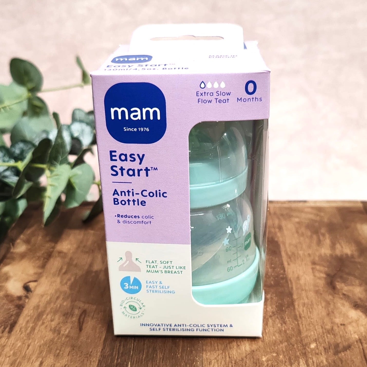 MAM Easy Start™ Anti-Colic 130ml Baby Bottle 0 months