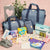 Classic Blue Weave Pre-Packed Maternity Hospital Bags