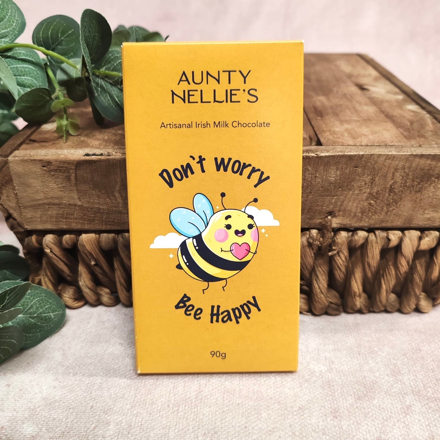Aunty Nellie's Bee Happy Milk Chocolate Bar