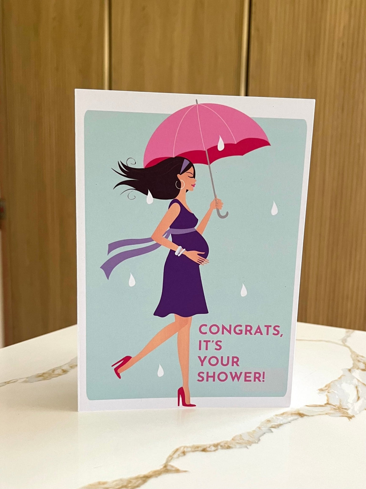 Baby Shower Greeting Card ☘️