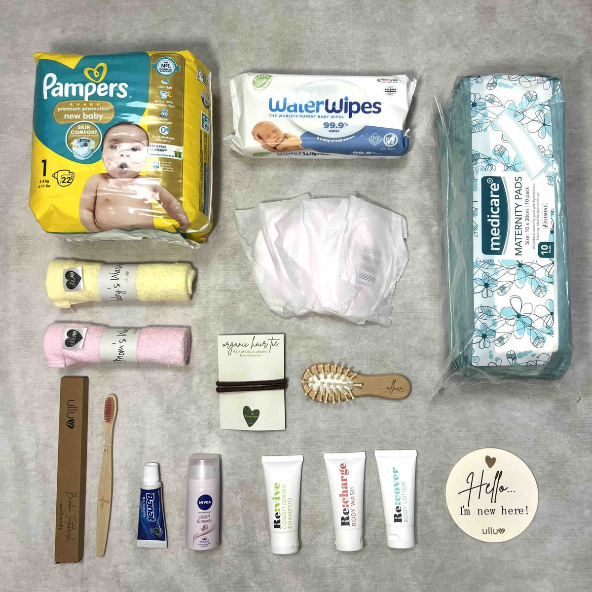 Bronze Hospital Bag Contents Pack
