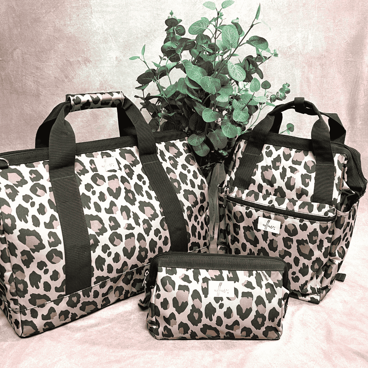 Classic Bag Set - Brown Leopard