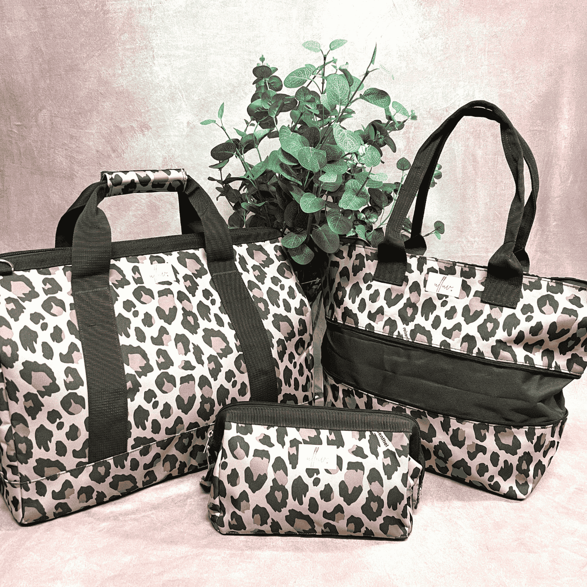 Classic Bag Set - Brown Leopard