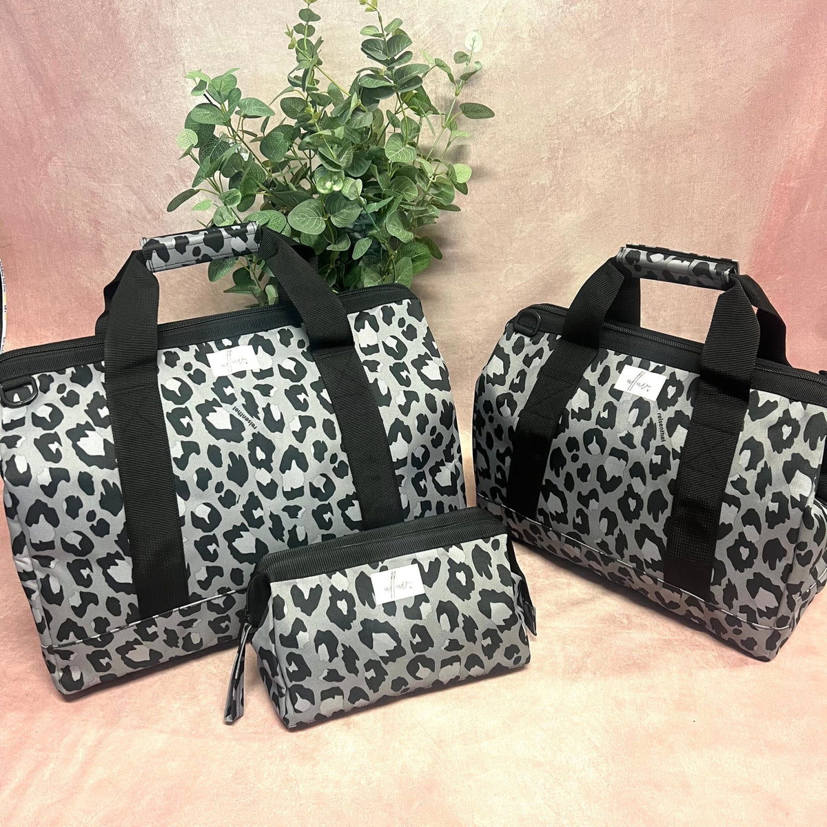 Classic Bag Set - Grey Leopard