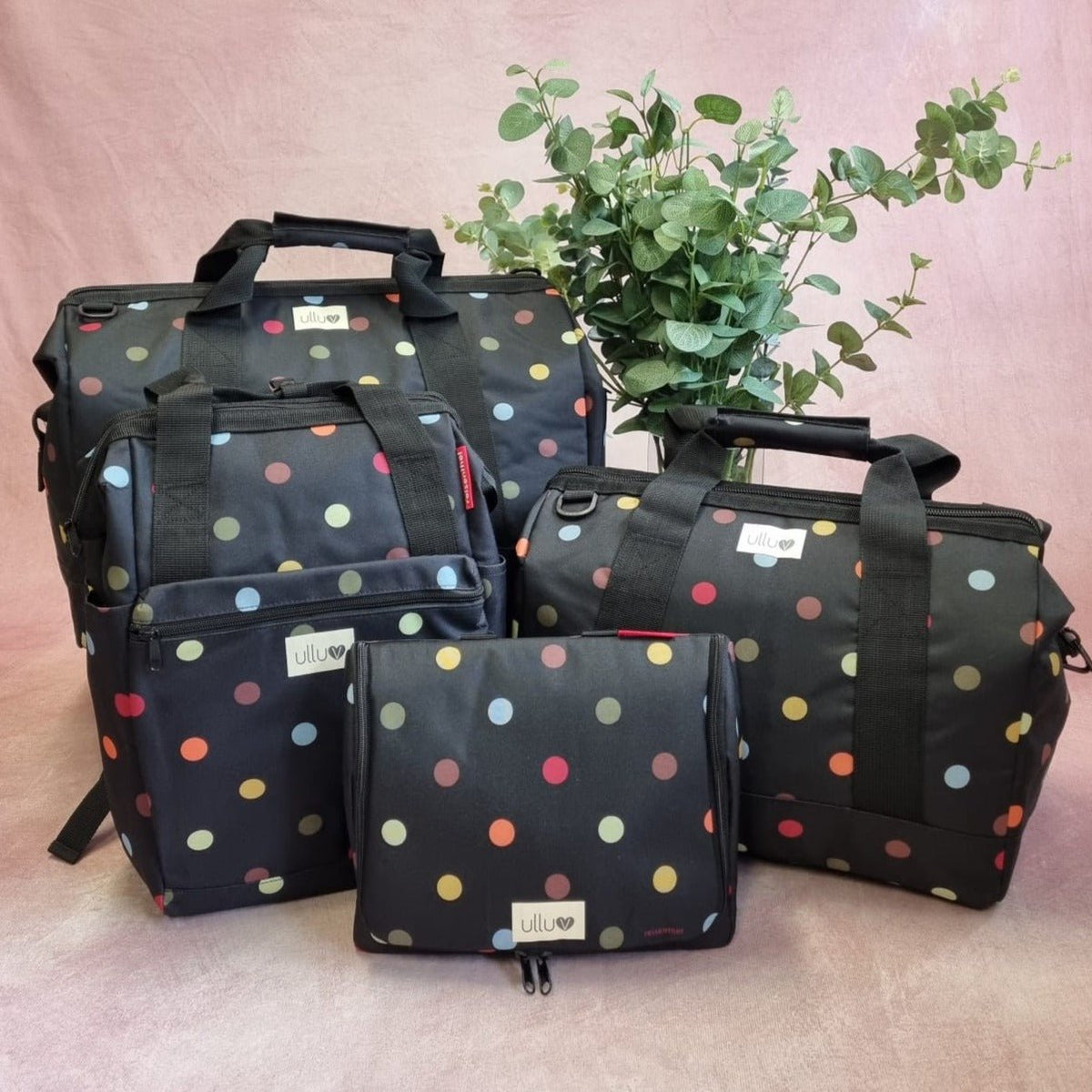 Classic Bag Set - Multicoloured Dots