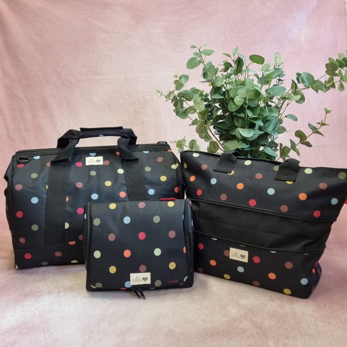 Classic Bag Set - Multicoloured Dots