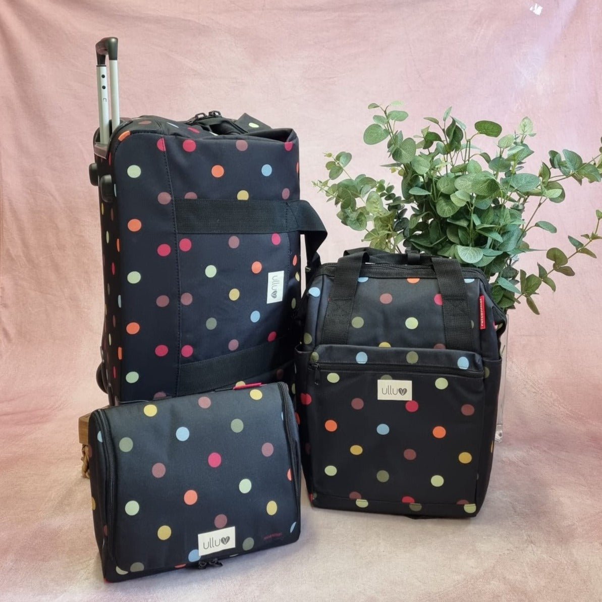Classic Bag Set - Multicoloured Dots