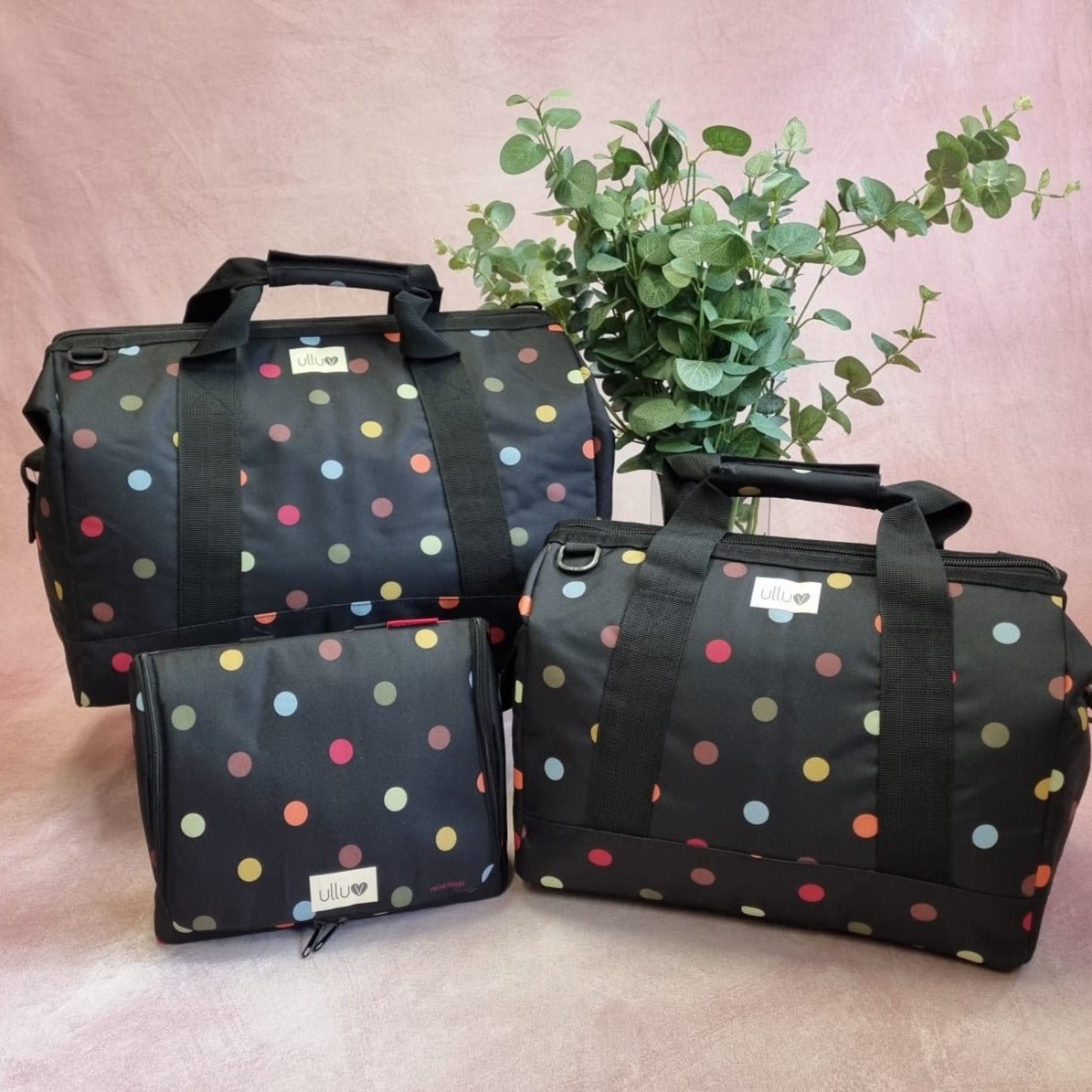Classic Bag Set - Multicoloured Dots