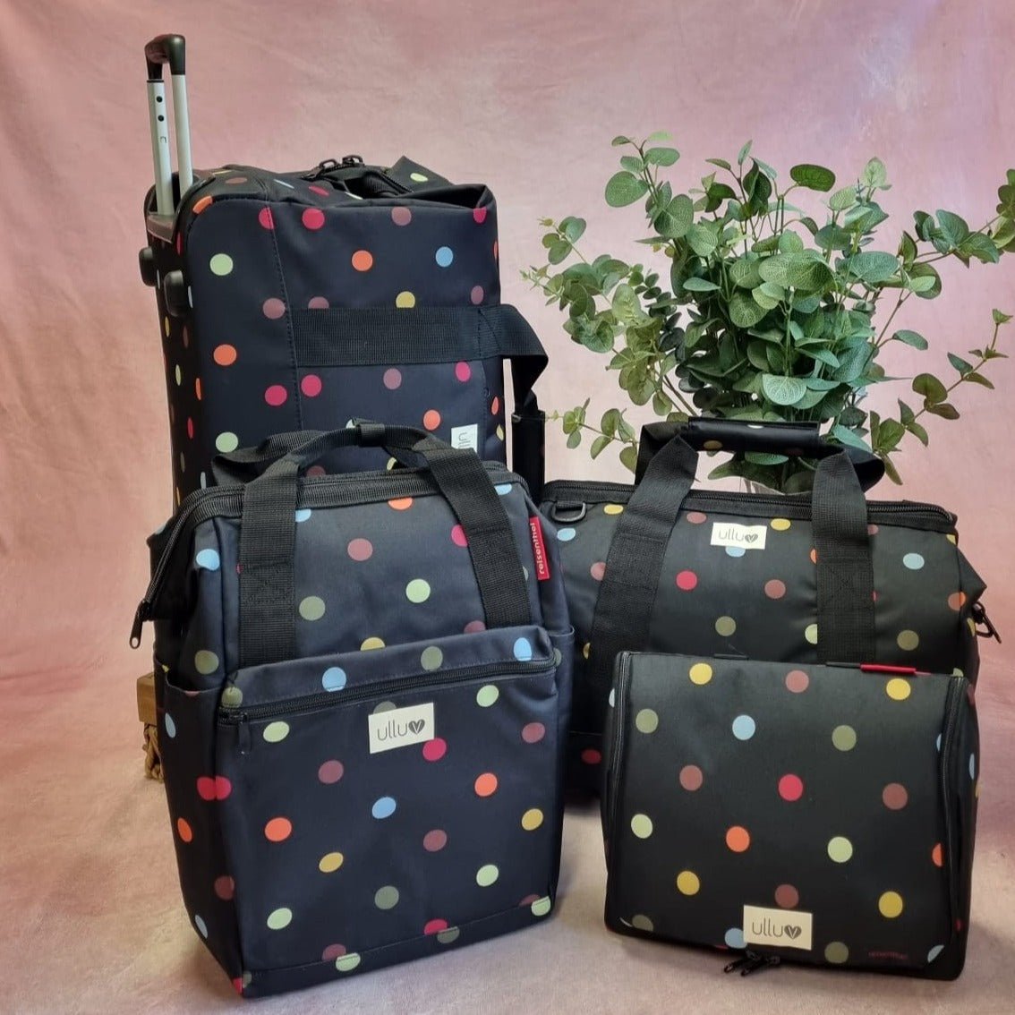 Classic Bag Set - Multicoloured Dots