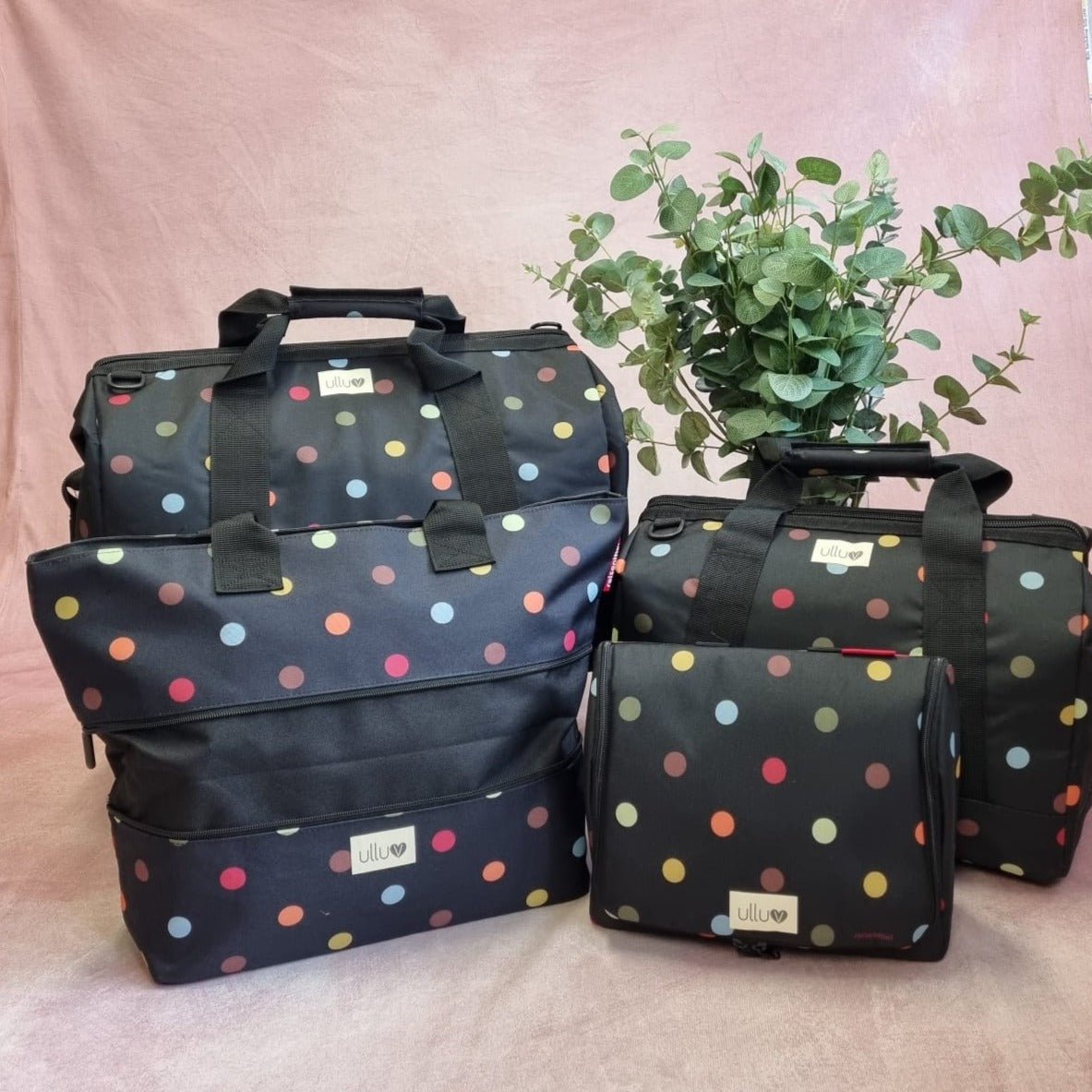 Classic Bag Set - Multicoloured Dots