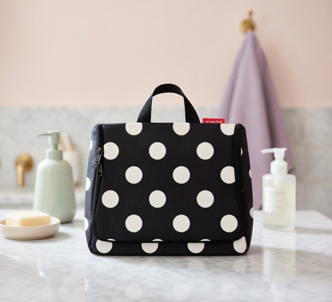 Classic Hanging Toiletry Bag - Retro Dots