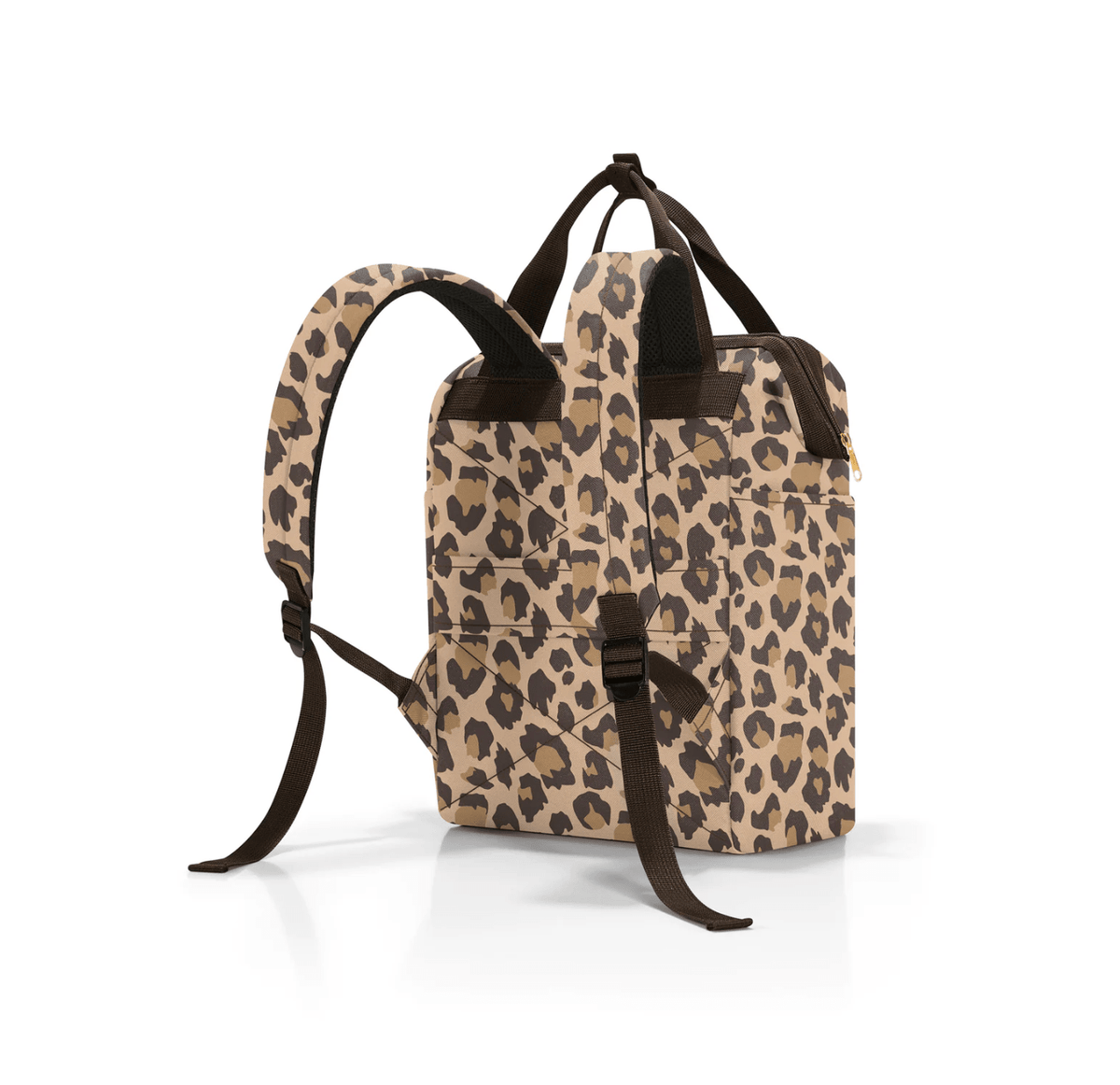 Classic Medium Backpack - Brown Leopard