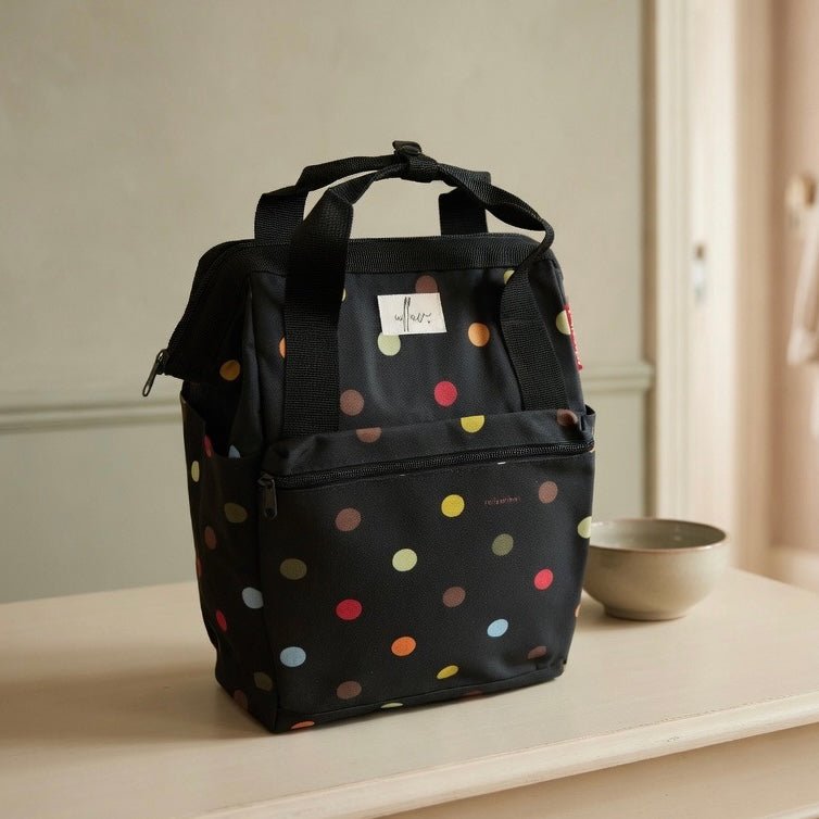 Classic Medium Backpack - Multicoloured Dots