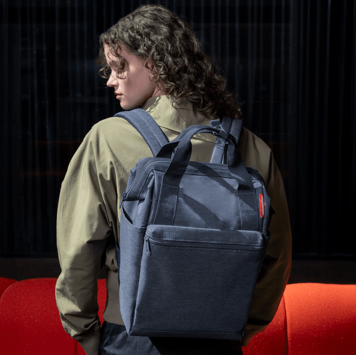 Classic Medium Backpack - Navy