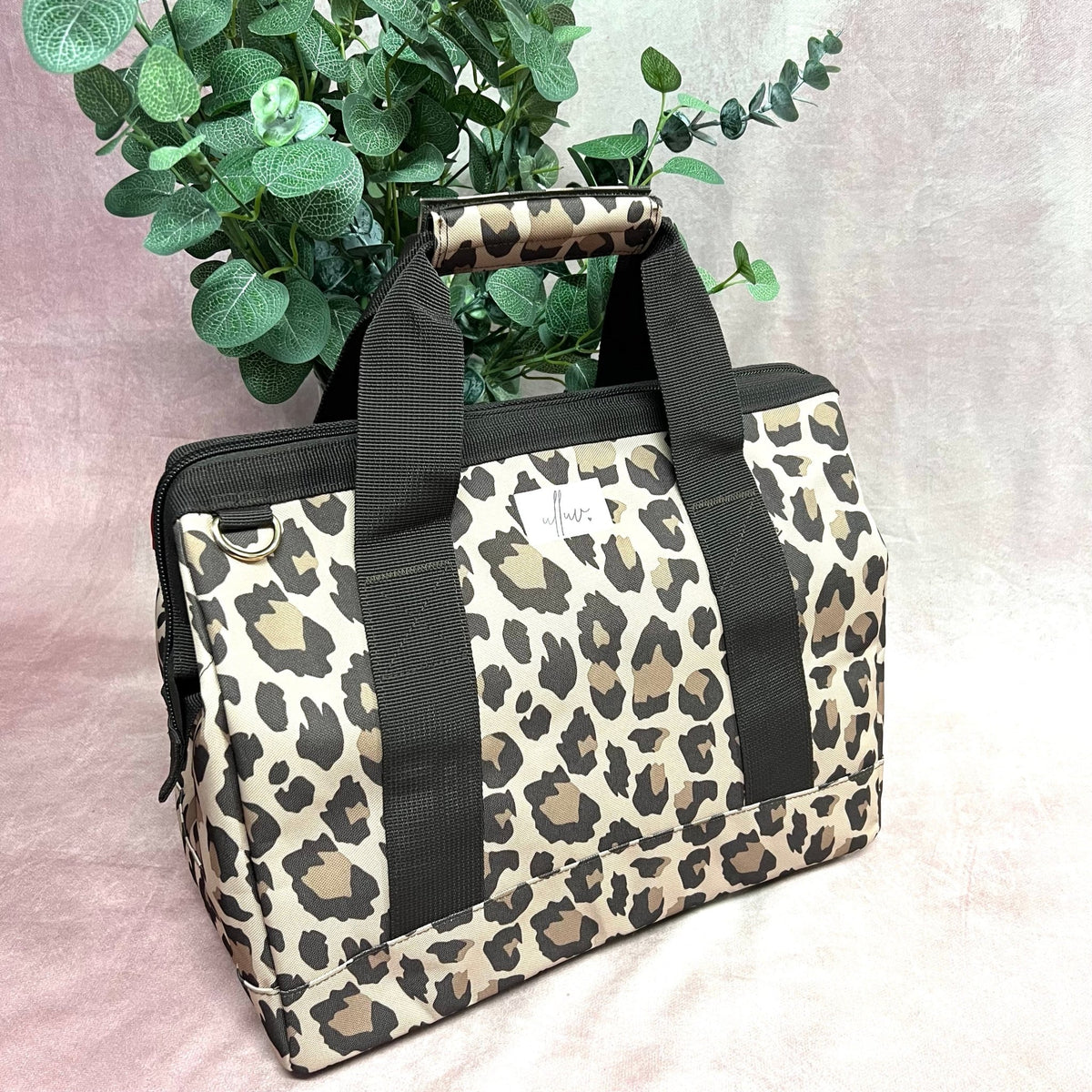 Classic Medium Holdall - Brown Leopard