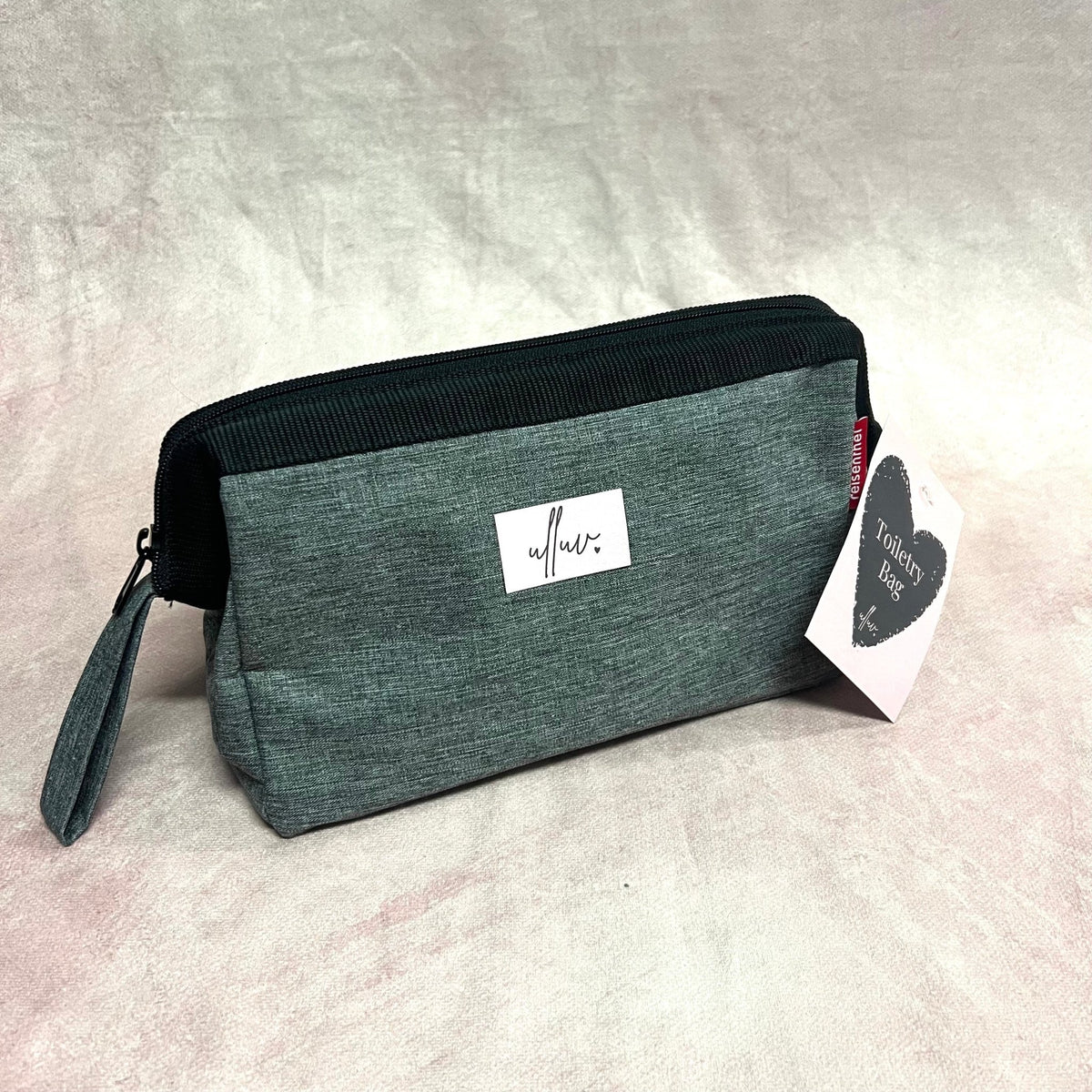 Classic Silver Weave Toiletry Bag