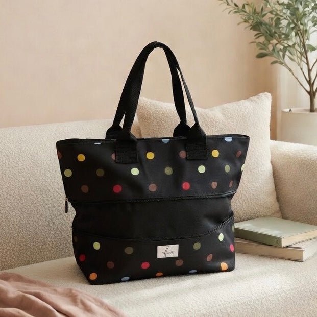 Classic Tote - Multicoloured Dots