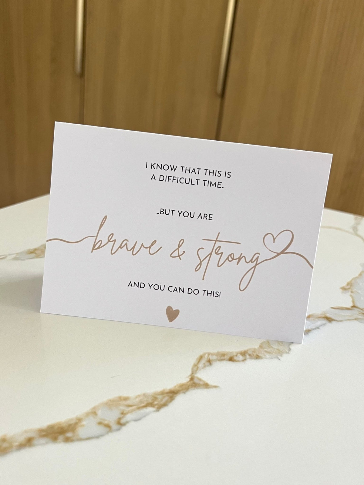 Difficult Time Greeting Card ☘️