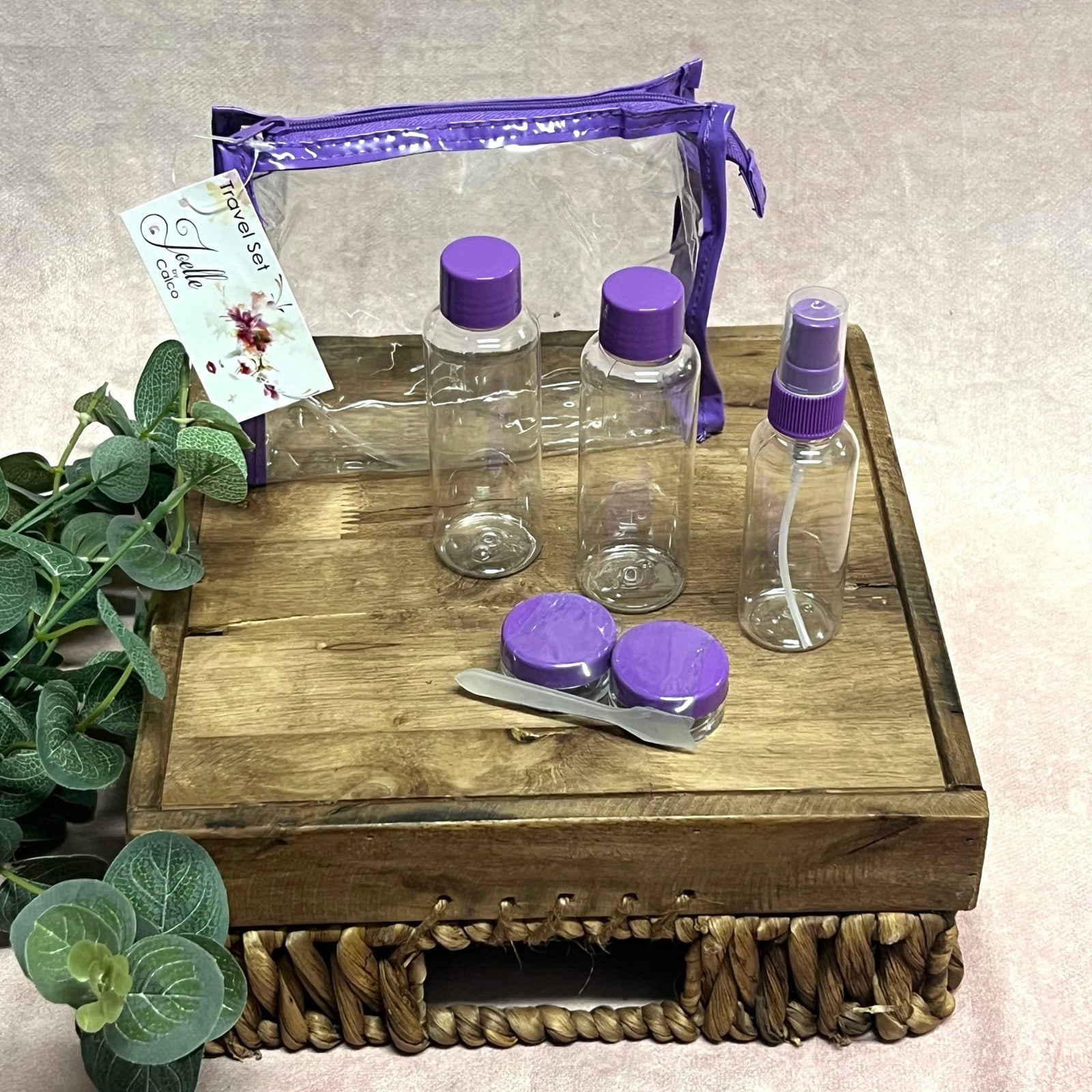 Empty Bottle 8 Piece Travel Set