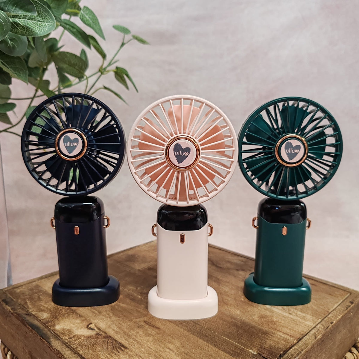 Folding Handheld Rechargeable Fan ☘️