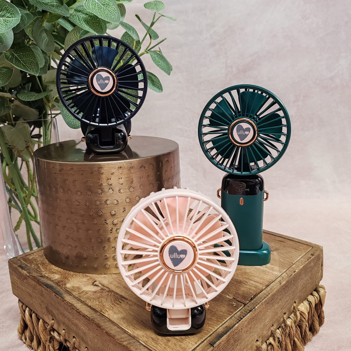 Folding Handheld Rechargeable Fan ☘️