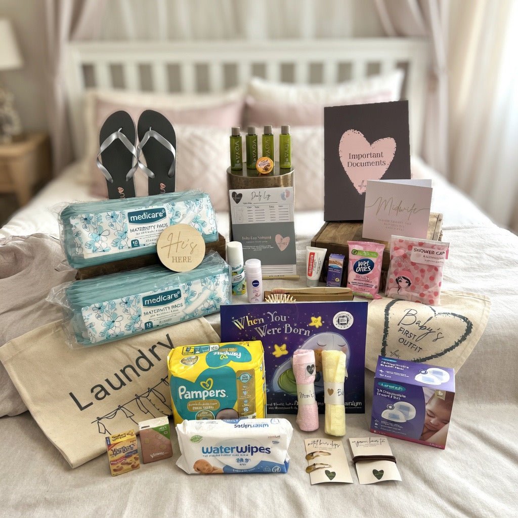 Gold Hospital Bag Contents Pack