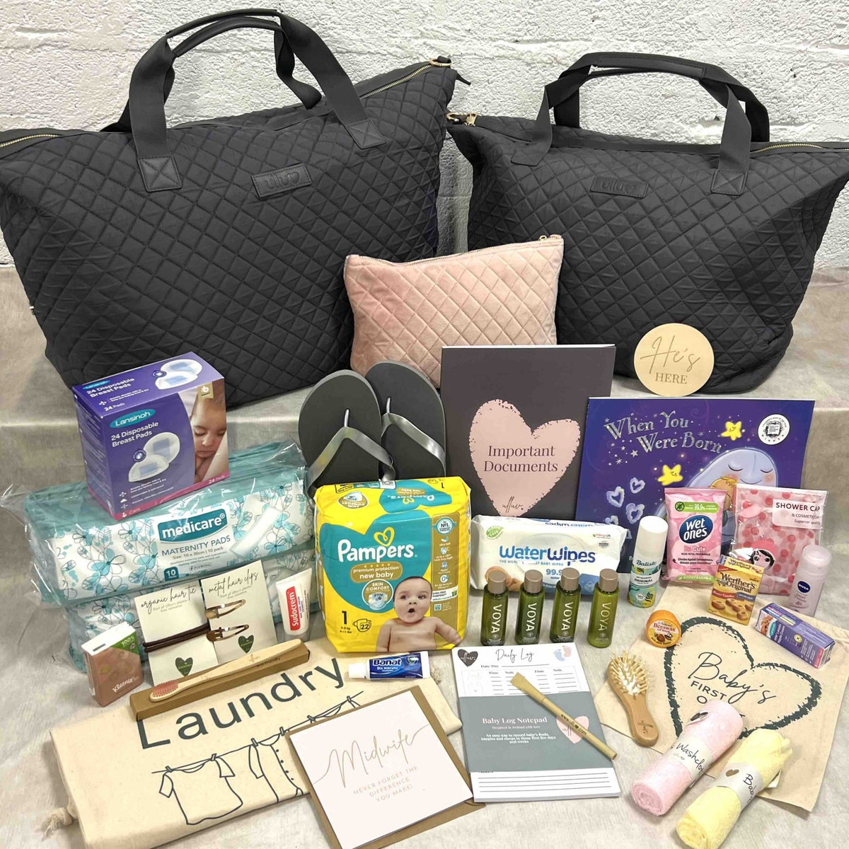 Gold Pre-Packed Hospital Bag