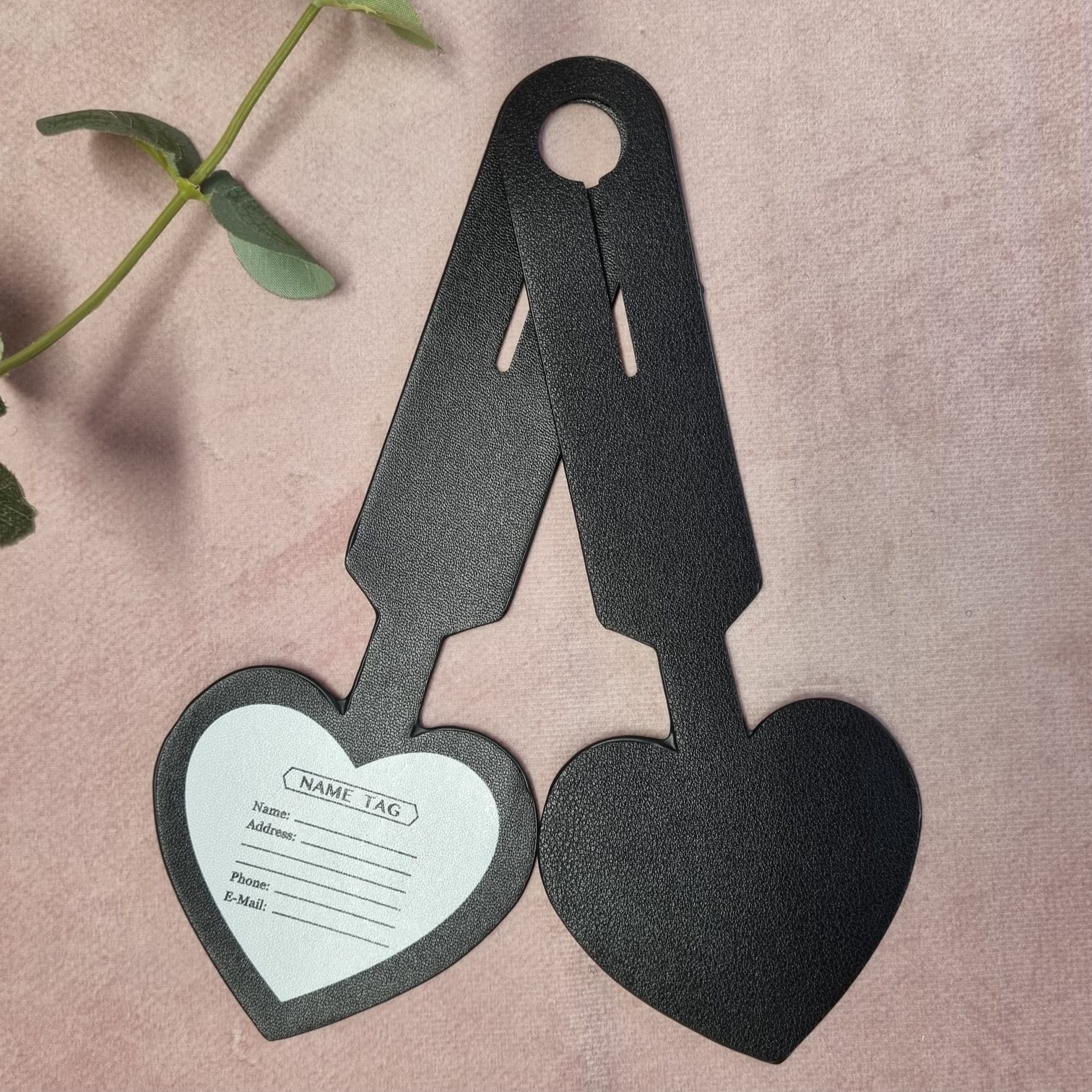 Heart-Shaped Luggage Tags