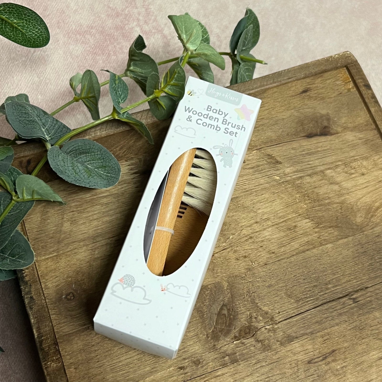 Hugs & Kisses Baby Brush & Comb Set