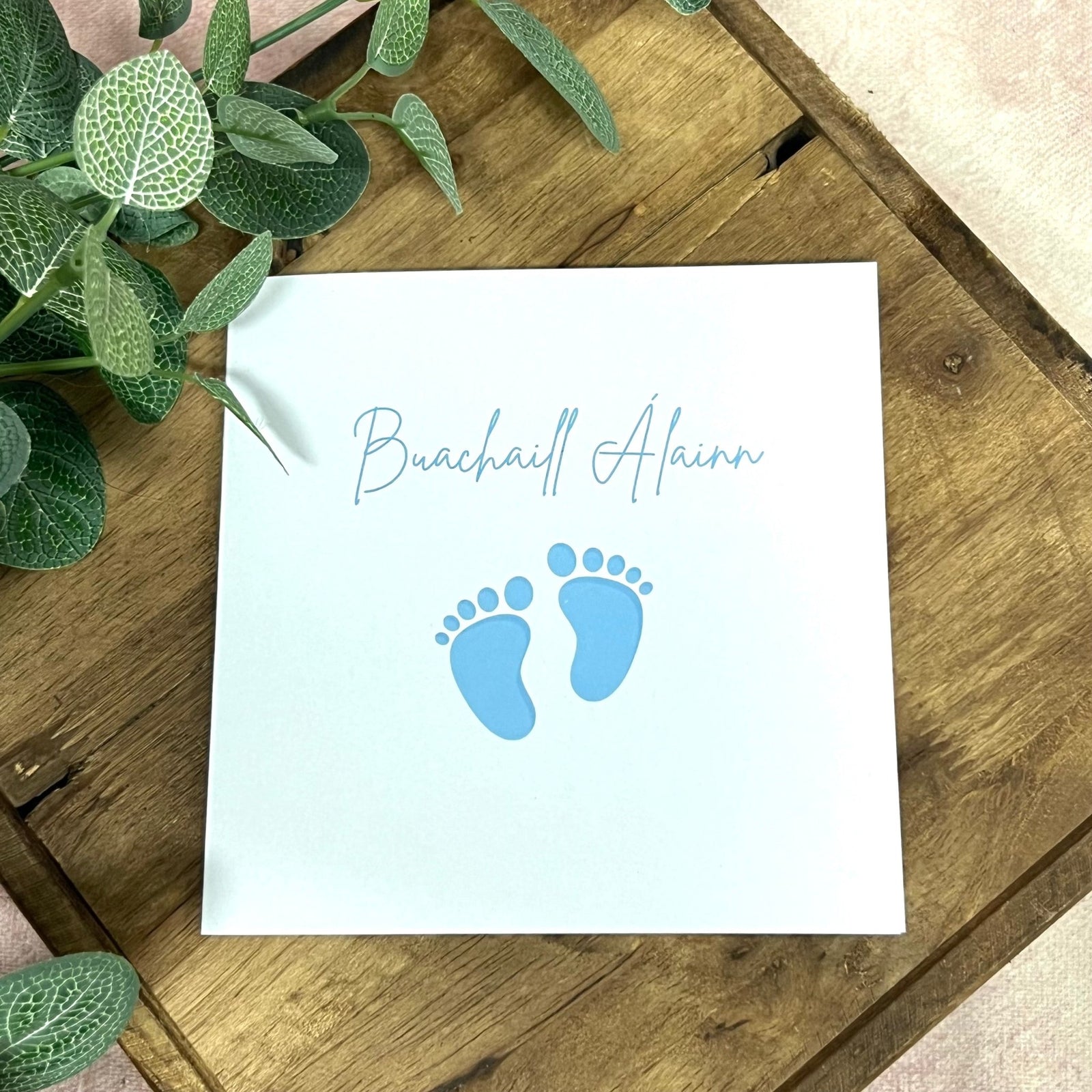 New Baby Greeting Card (Buachaill Álainn) ☘️