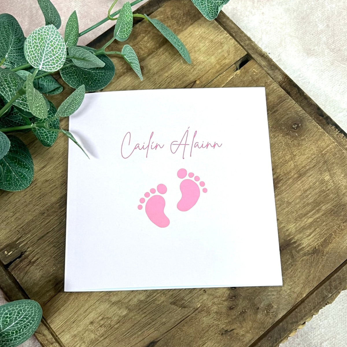 New Baby Greeting Card (Cailín Álainn) ☘️