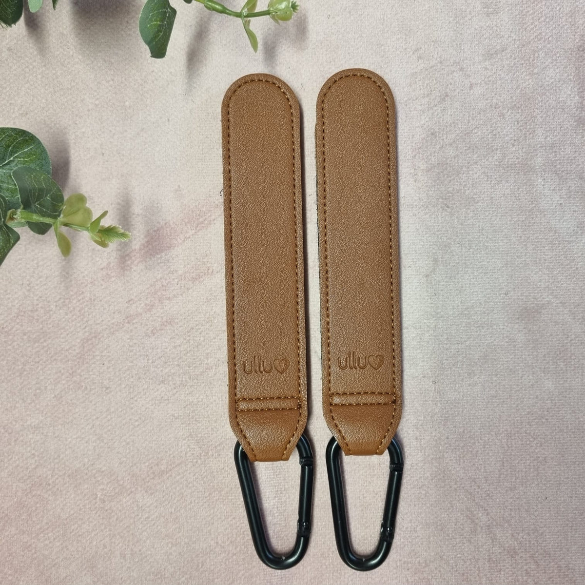 Premium Leather-Style Pram Clips – Set of 2 ☘️